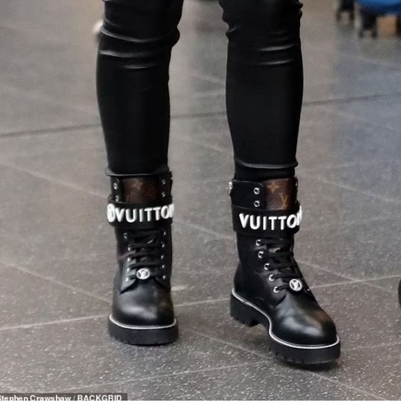 Gently Used-LV TERRITORY FLAT RANGER COMBAT BOOT SIZE 36 - Picture 4 of 14